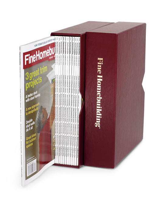 Fine Homebuilding Magazine Slipcase